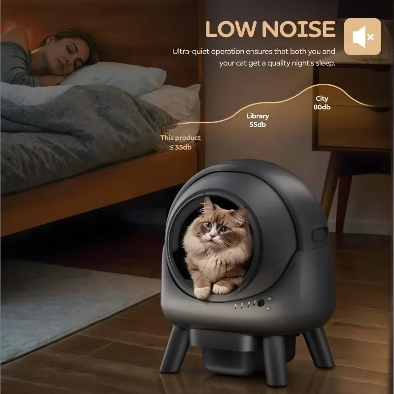 yuyu SmartBox: Automatic Cat Litter Box with App and Odor Control