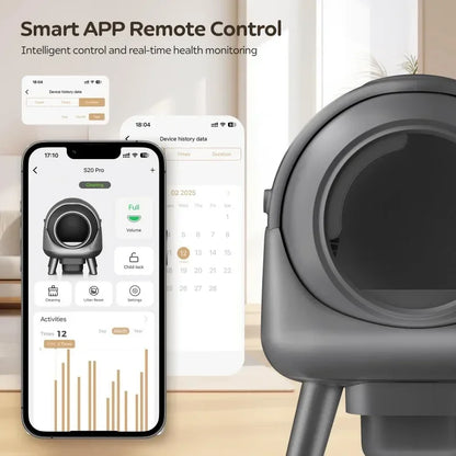 yuyu SmartBox: Automatic Cat Litter Box with App and Odor Control