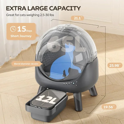 yuyu SmartBox: Automatic Cat Litter Box with App and Odor Control