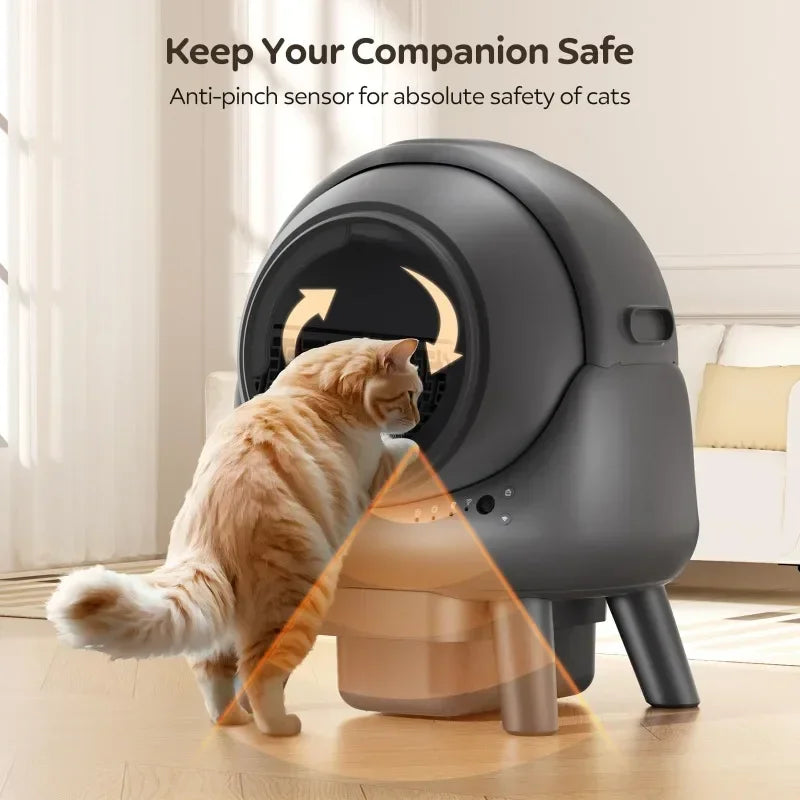 yuyu SmartBox: Automatic Cat Litter Box with App and Odor Control